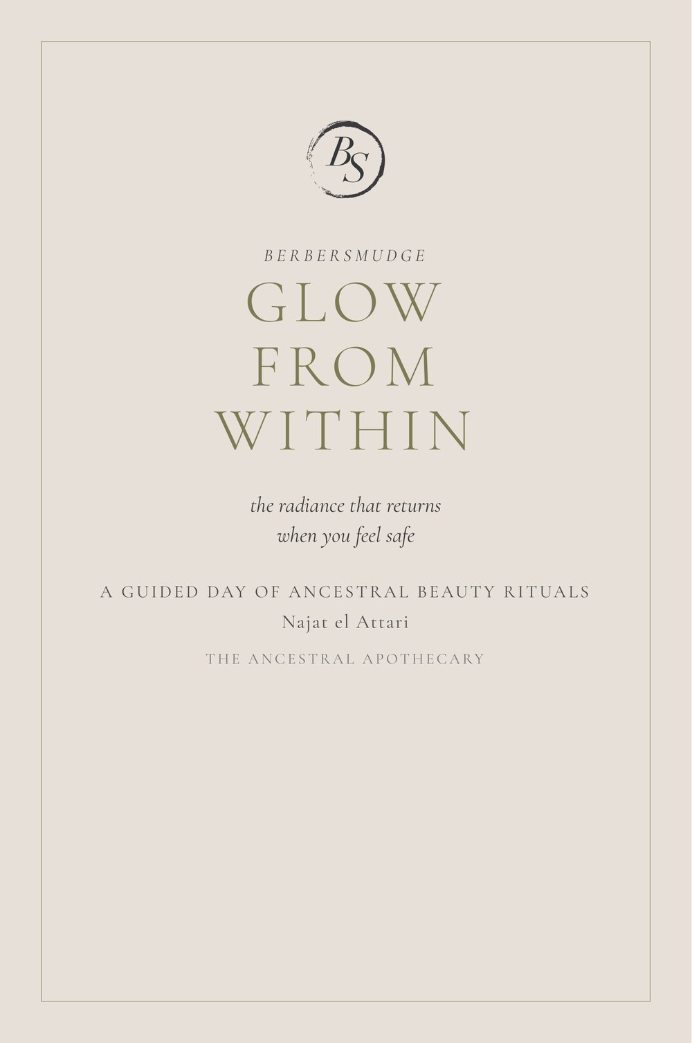 Glow from Within ebook cover — BerberSmudge