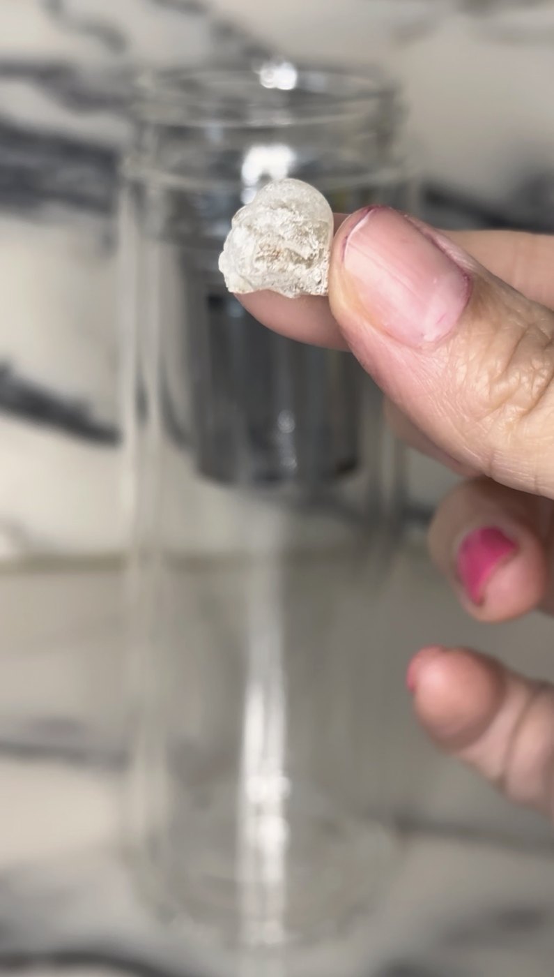 a single tear of frankincense resin