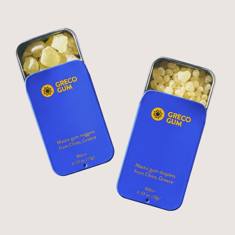 Greco Gum starter pack - mastic gum nuggets and droplets, raw Chios resin